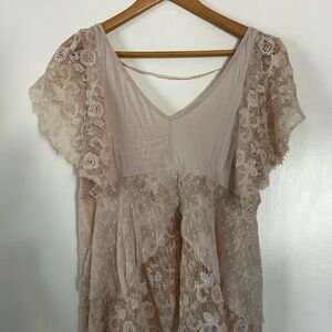 Free People fairycore blouse